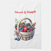 Kitchen Towels-Berry Basket Kitchen Towel Geschirrtuch (Vertikal)