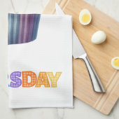 Kitchen Towels-Days Of The Week Kitchen Towel Set Geschirrtuch (Viertel Falte)