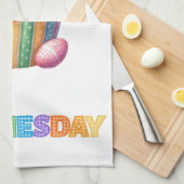 Kitchen Towels- Days Of The Week Kitchen Towel Set Geschirrtuch (Viertel Falte)