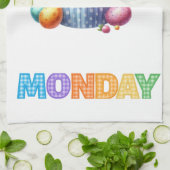 Kitchen Towels-Days Of The Week Kitchen Towel Set Geschirrtuch (Gefaltet)