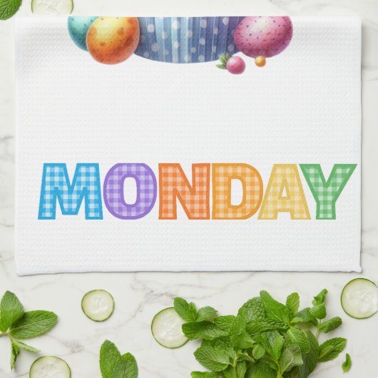 Kitchen Towels-Days Of The Week Kitchen Towel Set Geschirrtuch (Gefaltet)