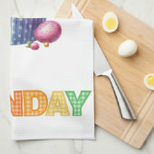 Kitchen Towels-Days Of The Week Kitchen Towel Set Geschirrtuch (Viertel Falte)