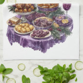 Kitchen Towels-Happy New Year Kitchen Towels Geschirrtuch (Gefaltet)