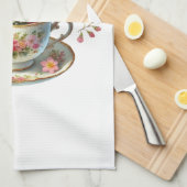 Kitchen Towels-Hello Spring Floral Kitchen Towels Geschirrtuch (Viertel Falte)