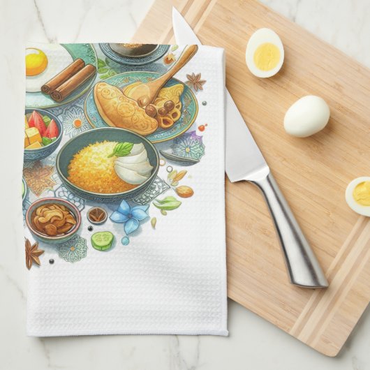 Kitchen Towels-Islamic Themed Kitchen Towels Geschirrtuch (Viertel Falte)