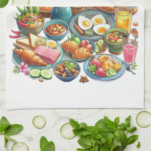 Kitchen Towels-Islamic Themed Kitchen Towels Geschirrtuch (Gefaltet)