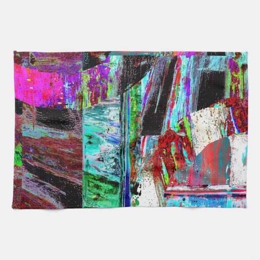 Kitchen Towels – Neon Pulse Geschirrtuch (Horizontal)