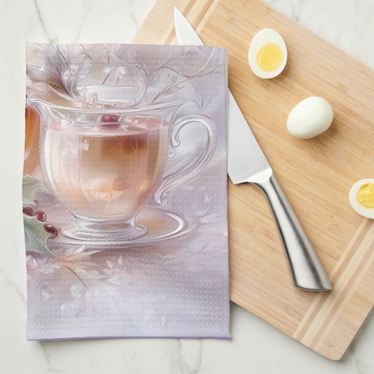 Kitchen Towels-Personalized Victorian Christmas Geschirrtuch (Viertel Falte)