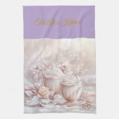 Kitchen Towels-Personalized Victorian Christmas Ki Geschirrtuch (Vertikal)