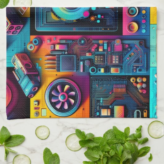 Kitchen Towels Tech Geschirrtuch (Gefaltet)