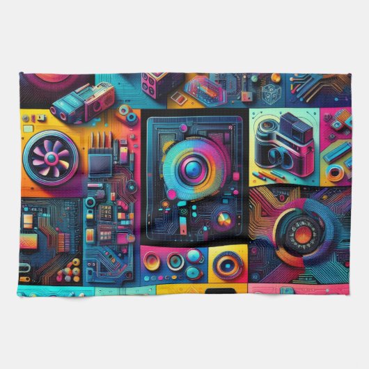 Kitchen Towels Tech Geschirrtuch (Horizontal)