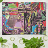 Kitchen Towels – Urban Fractals Geschirrtuch (Gefaltet)