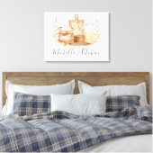 Kitchen Utensifood Watercolor Personalisiertes Zit Leinwanddruck (Insitu (Schlafzimmer))