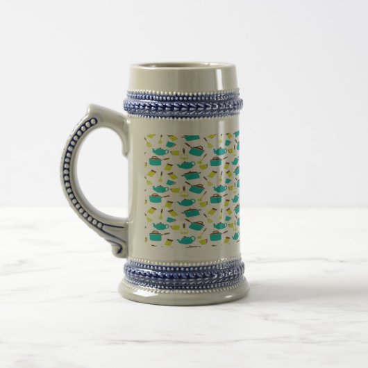 Kitchen Utensils pattern Bierglas (Links)