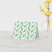 Kitchen Utensils pattern Karte (Gelbe Blume)