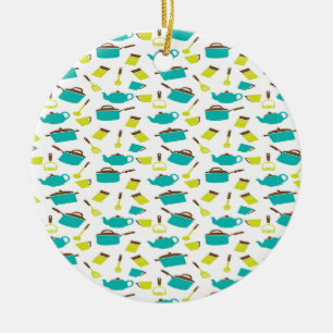 Kitchen Utensils pattern Keramik Ornament