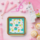 Kitchen Utensils pattern Pappteller (Party)