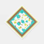 Kitchen Utensils pattern Serviette (Ecke)