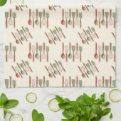 kitchen utensils spatulas whisks and spoons geschirrtuch (Gefaltet)