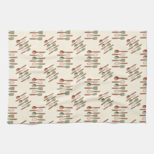 kitchen utensils spatulas whisks and spoons geschirrtuch (Horizontal)