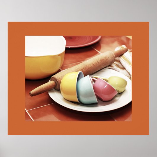 Kitchen Utensils Still Life Poster (Vorne)