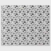 Kitchen Utensils Themenverpackungspapier Geschenkpapier (Flach)