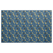Kitchen Utensitern Muster - Sepia auf Dunkelblau Stoff (Fat Quarter (45,7 x 55,9 cm))