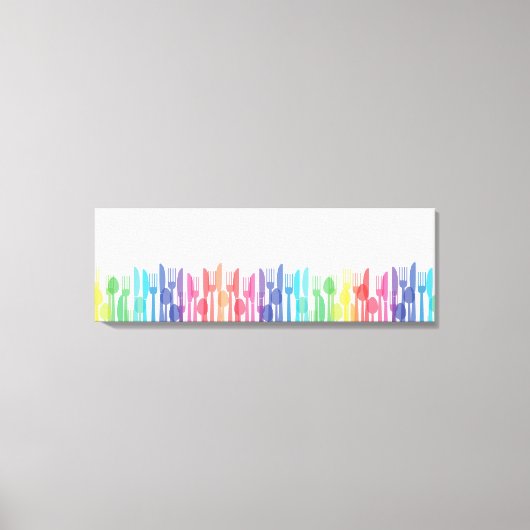 Kitchen Wall Decor 'Cutlery' Leinwanddruck (Vorderseite)