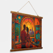 KITCHEN Wall Tapestry Wandteppich Mit Holzrahmen (Gewinkelt)