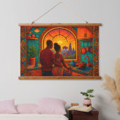 KITCHEN Wall Tapestry Wandteppich Mit Holzrahmen (Schlafzimmer)