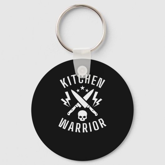 Kitchen Warrior Kochen Essen Küche Koch Schlüsselanhänger (Vorderseite)