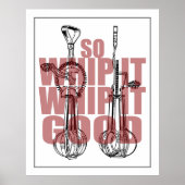 Kitchen Whisk Art | Whip It Good Funny Poster (Vorne)