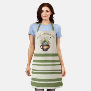 Kitchen Witch Braubrühe Verzauberte Cottagecore Schürze
