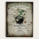 Kitchen Witchery Magical Herbs Correspondenz Planer (Vorderseite)