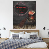 Kitchen Witz Canvas Print Leinwanddruck (Insitu (Schlafzimmer))