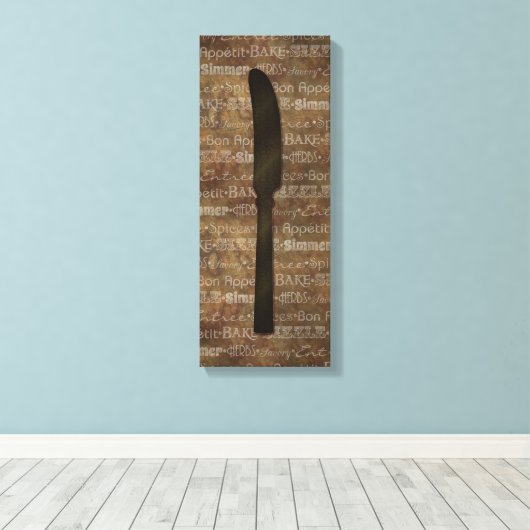 Kitchen Words Art II Leinwanddruck (Insitu (Holzboden))