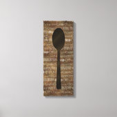 Kitchen Words Art III Leinwanddruck (Vorderseite)