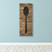 Kitchen Words Art III Leinwanddruck (Insitu (Holzboden))