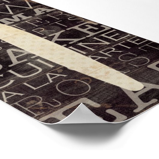 Kitchen Words Poster (Ecke)