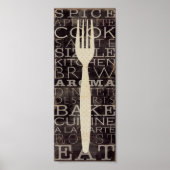 Kitchen Words Poster (Vorne)