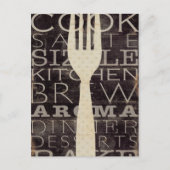 Kitchen Words Postkarte (Vorderseite)
