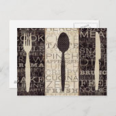 Kitchen Words Trio Postkarte (Vorne/Hinten)