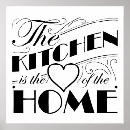 Kitchen-Zitat Poster
