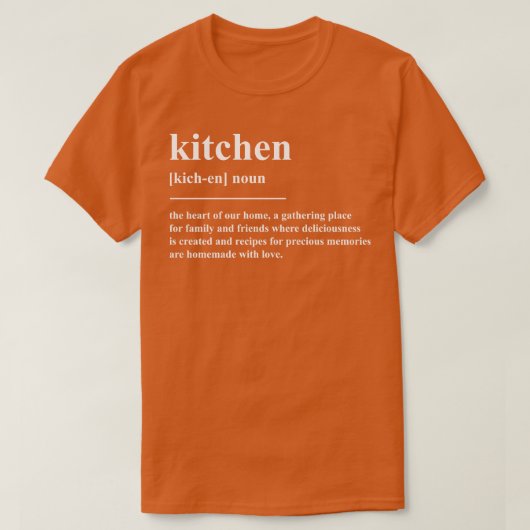 Kitchendefinition T-Shirt (Design vorne)