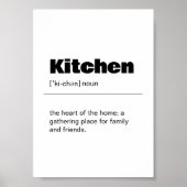 Kitchendefinition Wand Print Poster (Vorne)