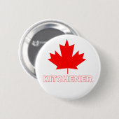 Kitchener, Ontario Button (Vorne & Hinten)