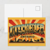 Kitchener Ontario Deutsches Erbe Postkarte (Vorne/Hinten)