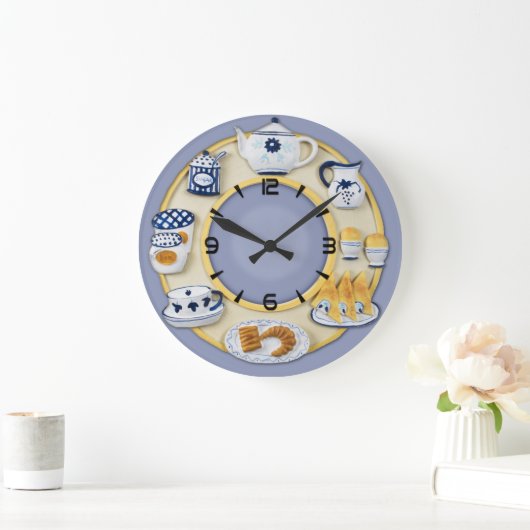 Kitchenette Acrylmauer Große Wanduhr (Zuhause)