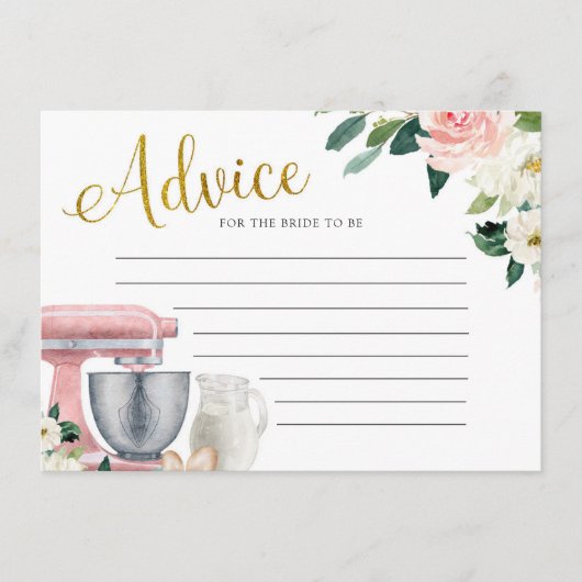 Kitchenette Brautparty - Anleitung Karte (Vorderseite)