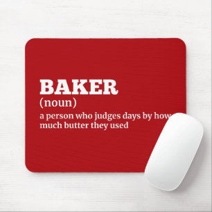 Kitchenette Spaß - Baker Job Definition Mouse Pad Mousepad